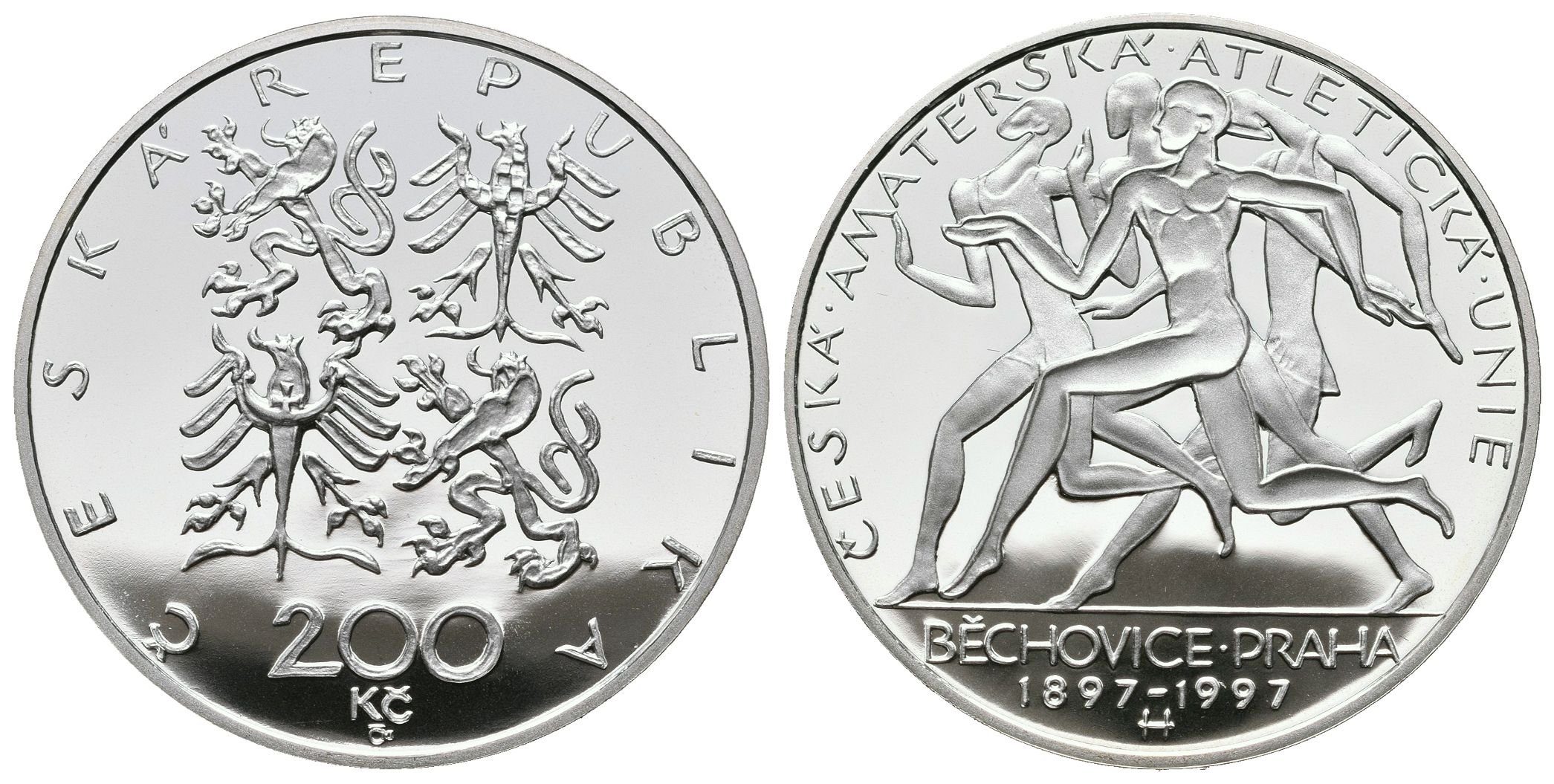 200 Kč 1997 - Běchovice, PROOF