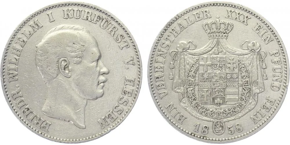 Hessen - Kassel, Friedrich Wilhelm I., 1847 - 1866 — 1