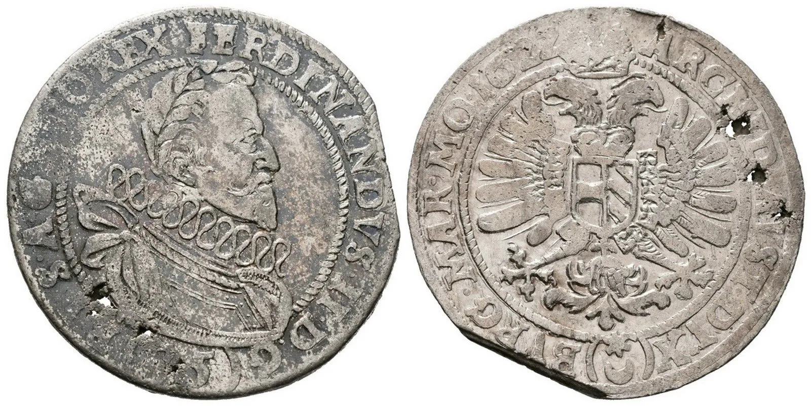 Ferdinand II., 1/2 Tolar (75 Krejcar) 1622, Praha