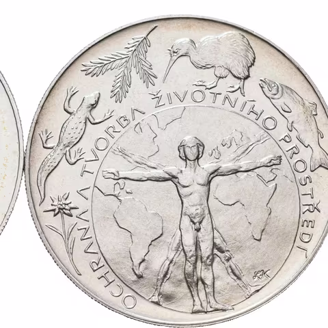 200 Kč 1993 - Ústava, kapsle, certifikát poškozený +