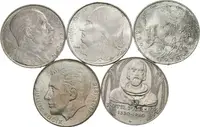 Soubor mincí 100 Kčs 1976 - Viktor Kaplan, 1977 - Hollar, — 1