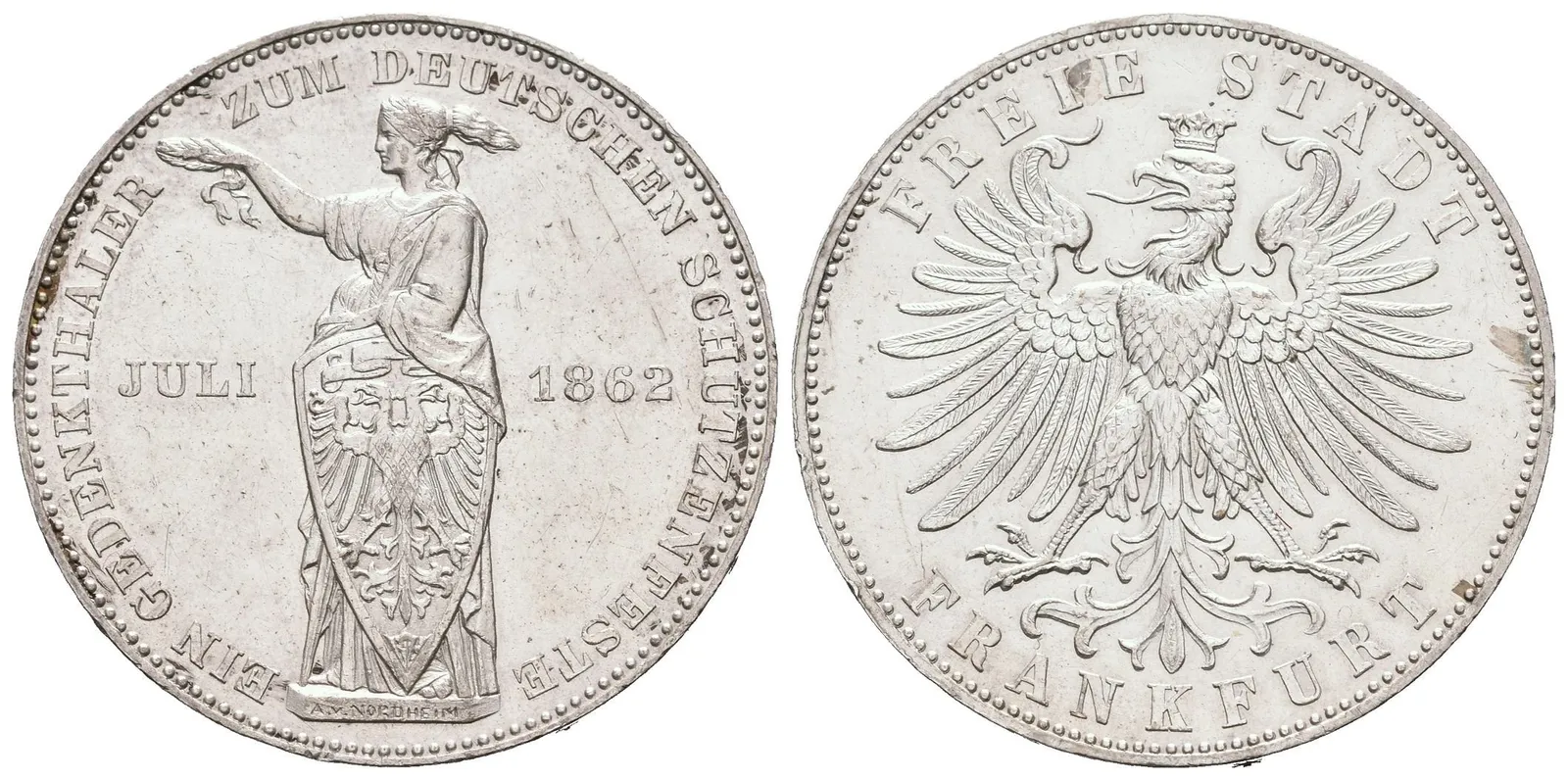Tolar 1862 - Německé střelecké oslavy, Dav.653, KM.371, — 1