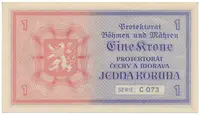 1 Koruna b.d. (1940), série C, Hej.30a