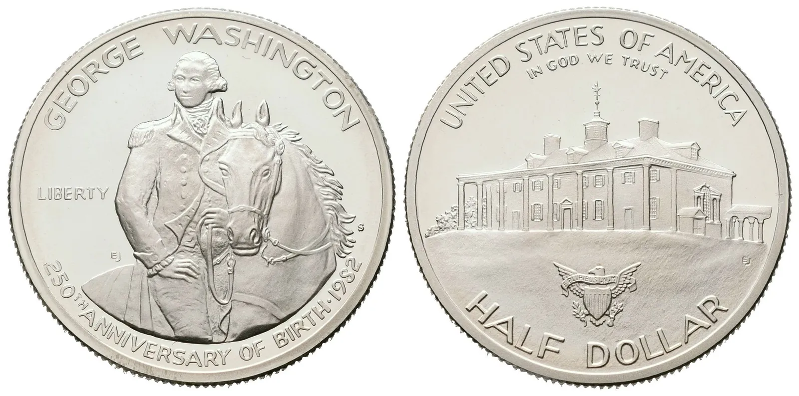 USA, 1/2 Dollar 1982 - George Washington, PROOF