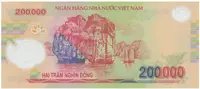 Vietnam, 200.000 Dong 2008-2011, P.123c-d, plastová - fotografie 2