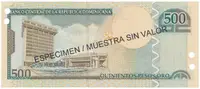 Dominikánská republika, 500 Pesos Oro 2004, P.172s3 - fotografie 2