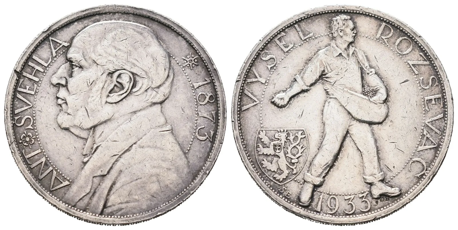 AR Medaile 1933 - Antonín Švehla