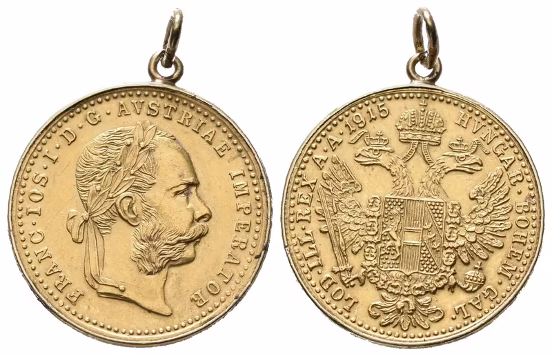 Dukát 1915 - přívěsek