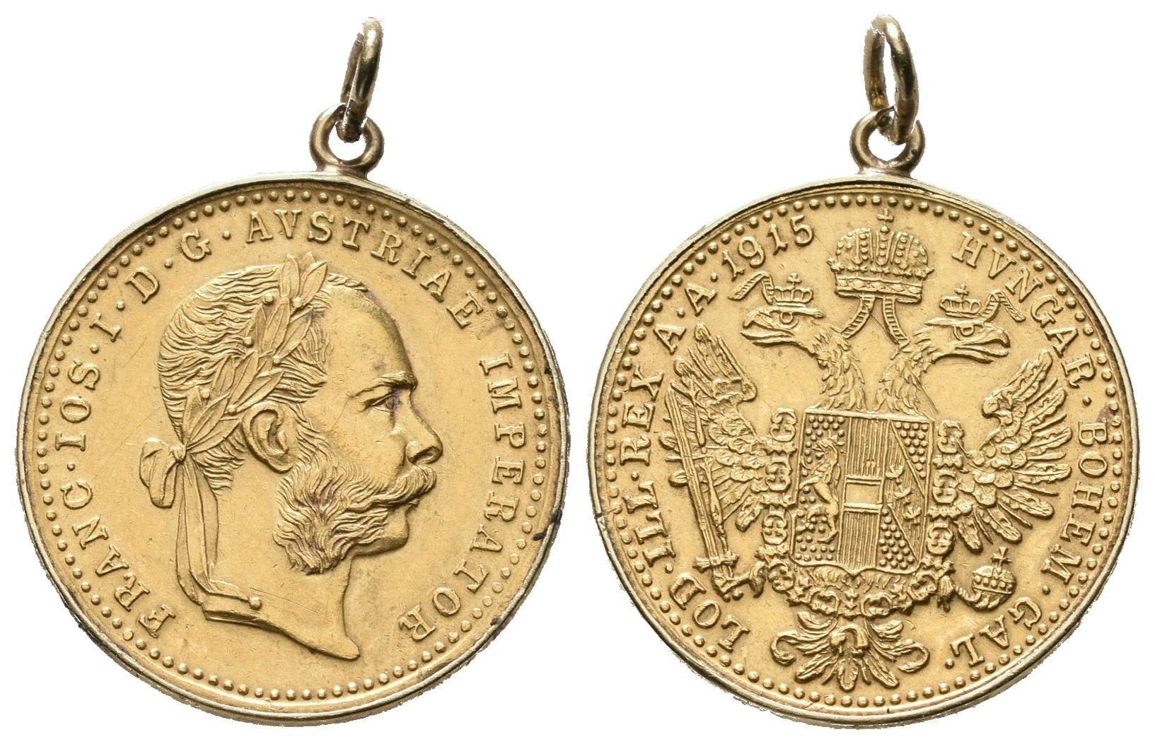 Dukát 1915 - přívěsek