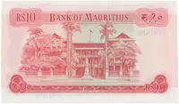 Mauricius, 10 Rupees (1967), P.31c - fotografie 2