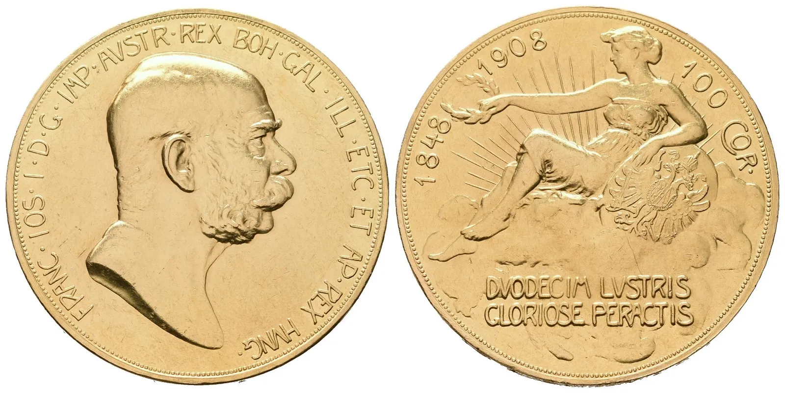 100 Koruna 1908 - jubilejní