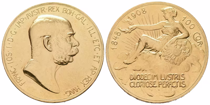 100 Koruna 1908 - jubilejní