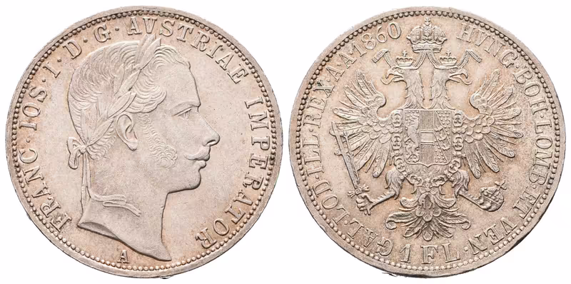 Zlatník 1860 A, varianta s tečkou za REX