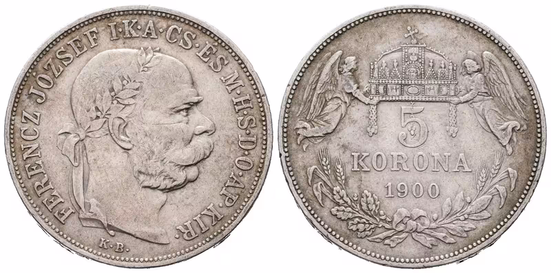 5 Koruna 1900 KB