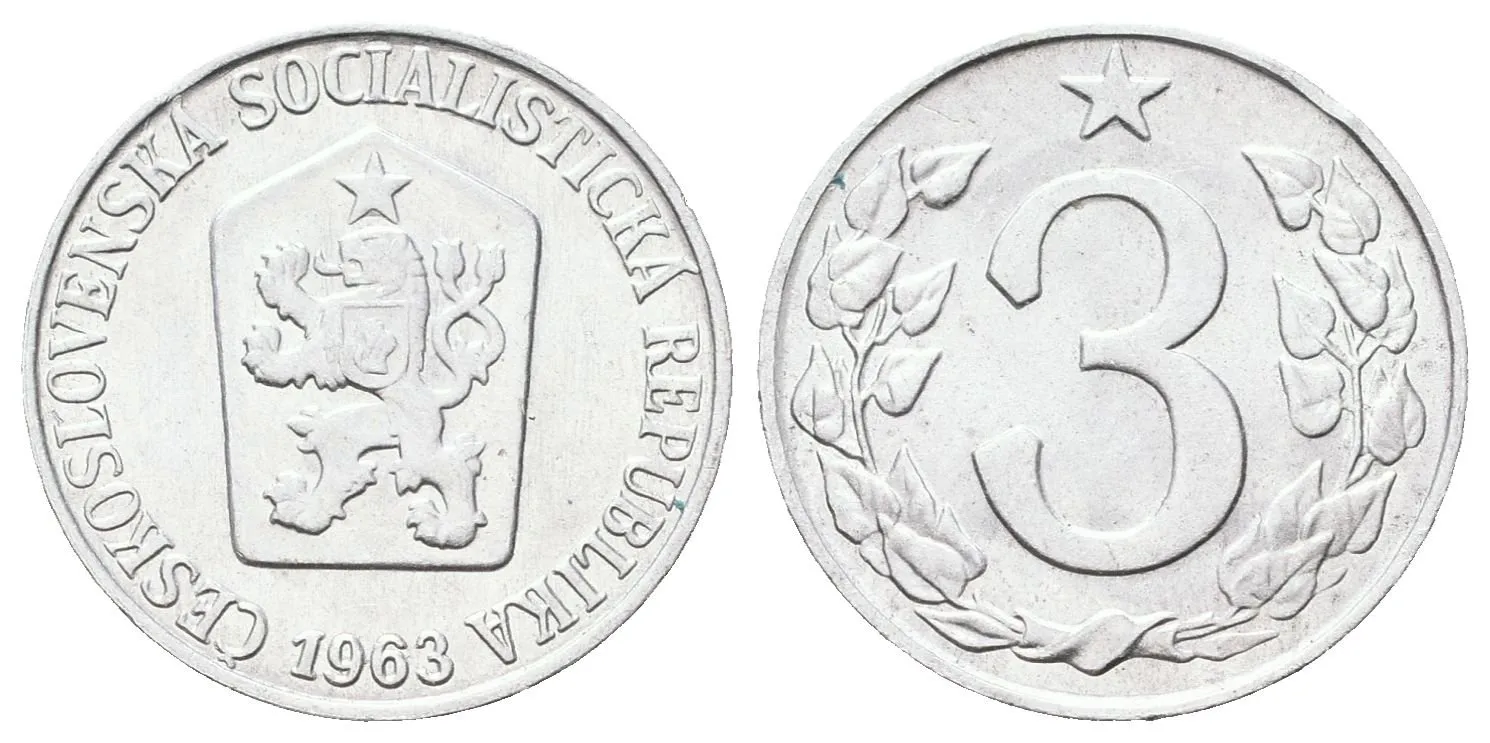 3 Haléř 1963