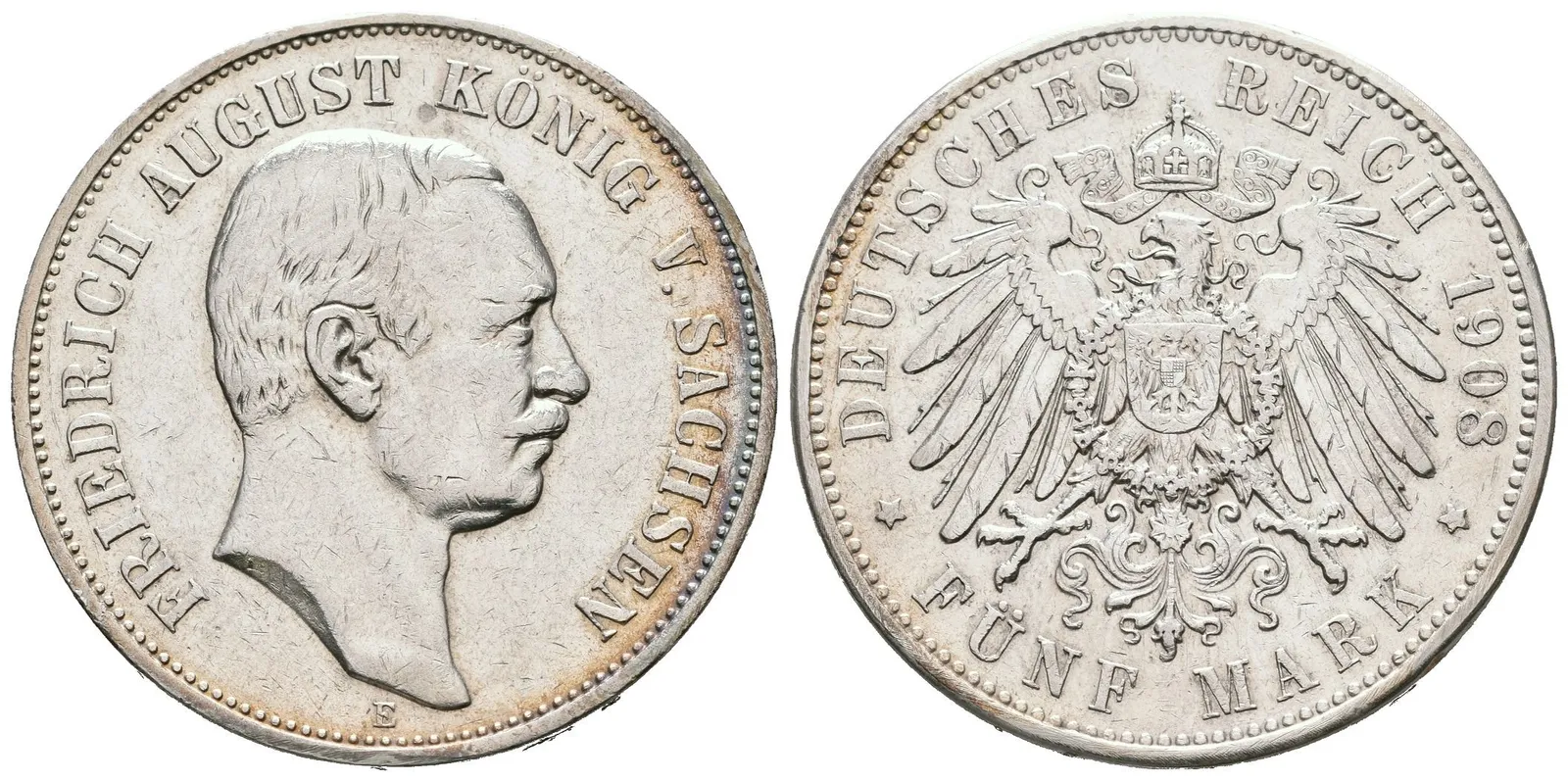 Sasko, 5 Marka 1908