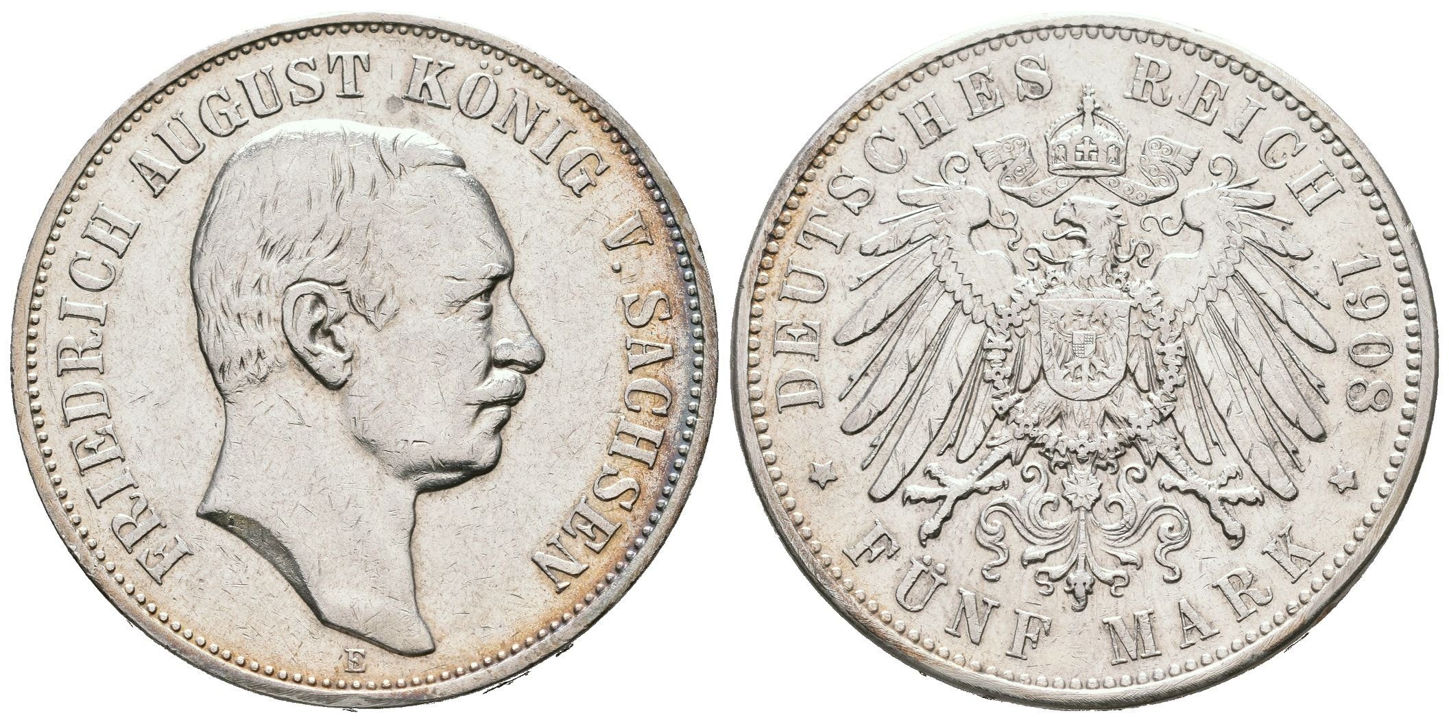 Sasko, 5 Marka 1908
