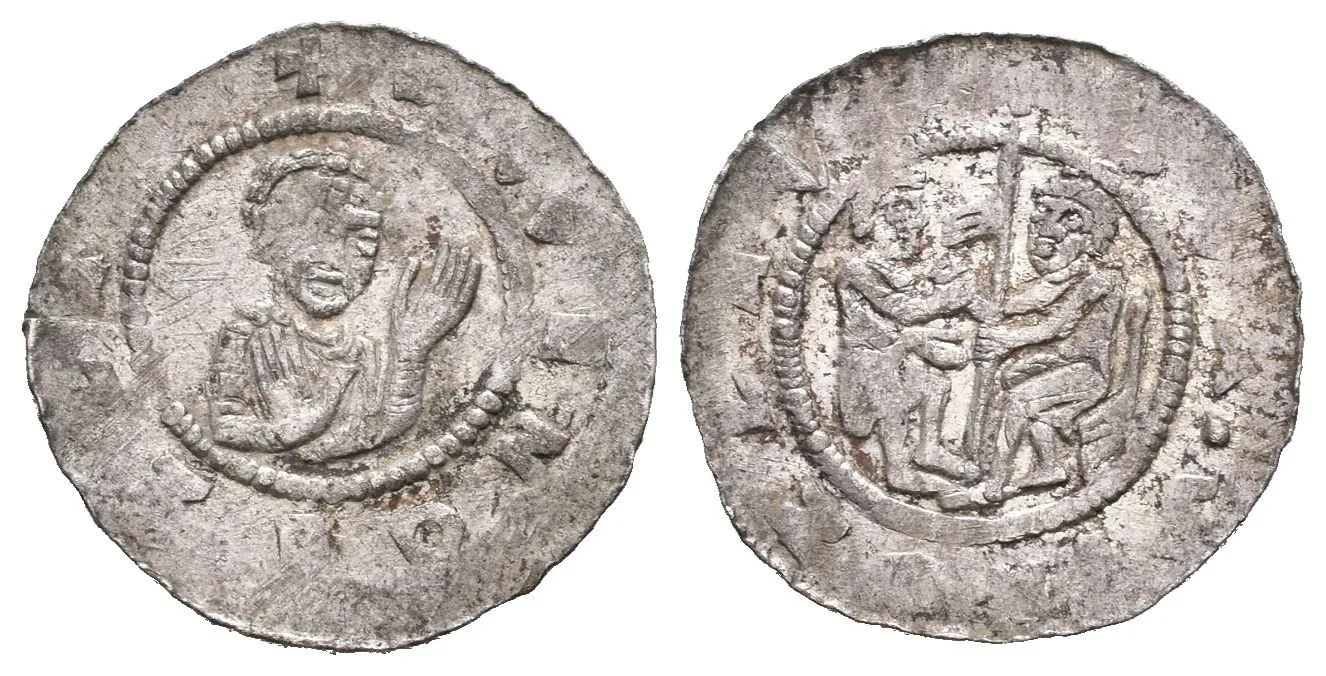 Denár, Cach 550 (0,76 g), patina, ned. a dobově nastřižený — 1