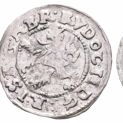 Malý groš 1595, České Budějovice-Mattighofer, HN.28a (opis 7a),