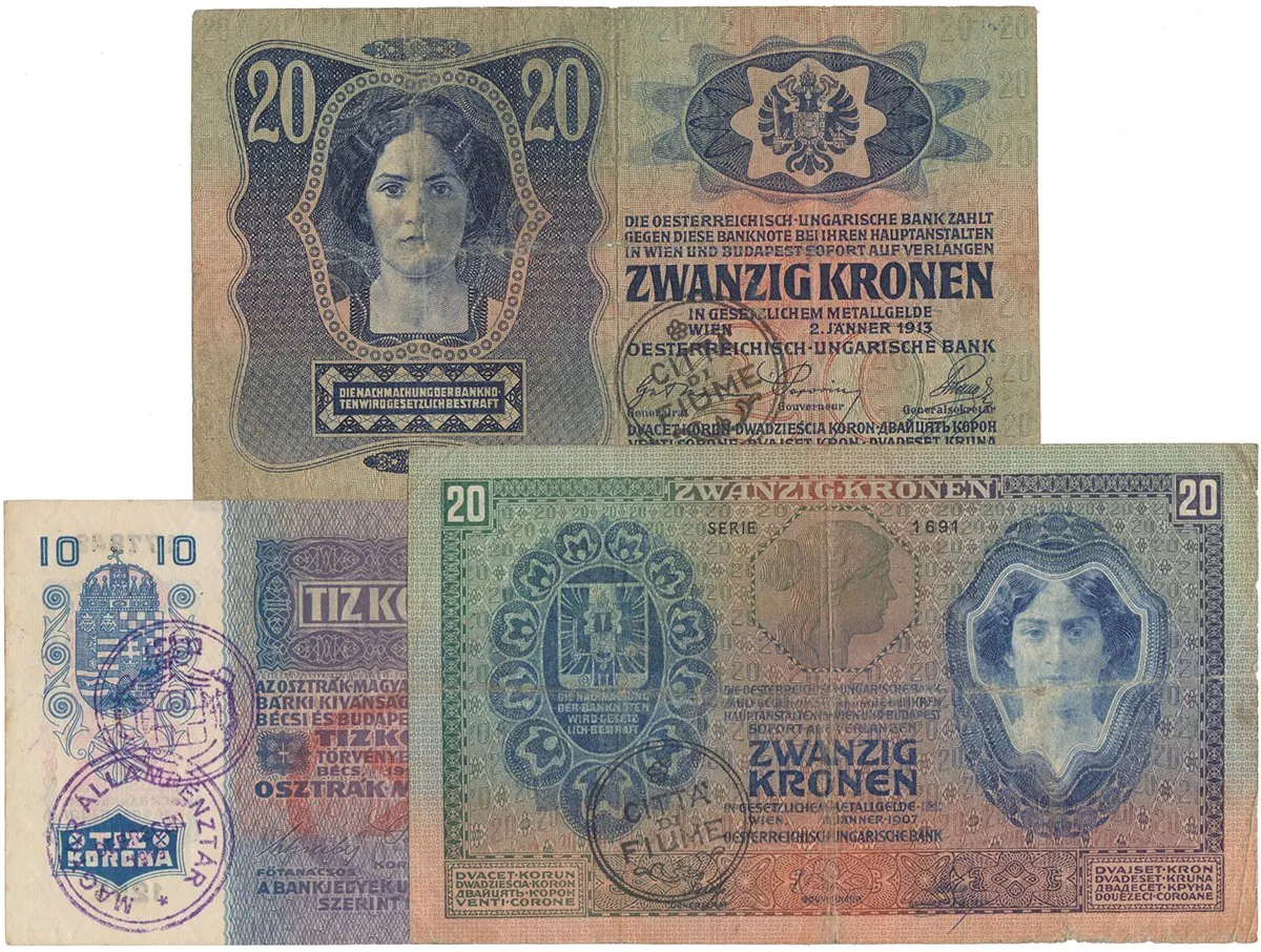 Razítkované R-U bankovky na Balkáně 1919-1921 — 1