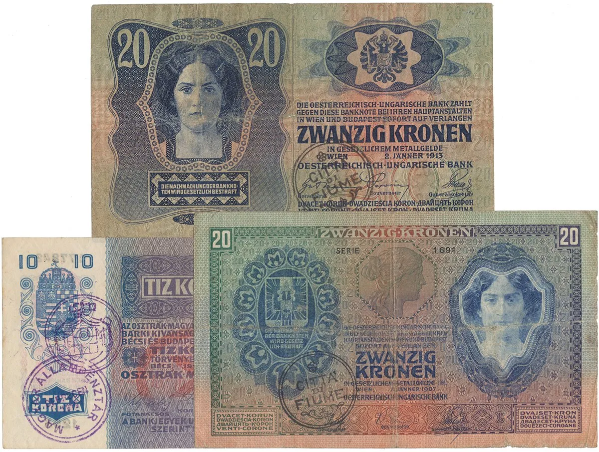 Razítkované R-U bankovky na Balkáně 1919-1921 — 1