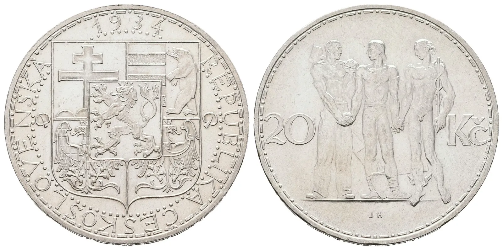 20 Koruna 1934