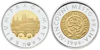 Medaile 1997 - Motiv 50 Kč - Mincovní město Praha