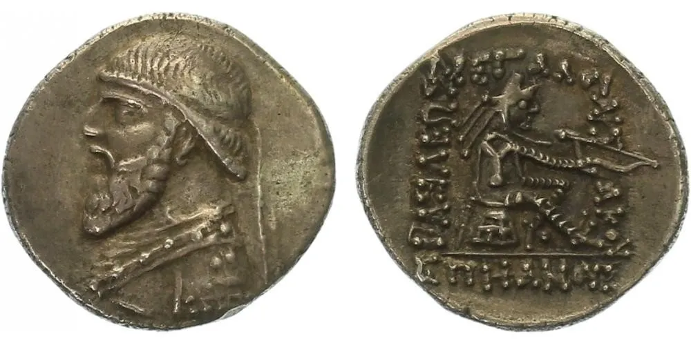 Parthové, Mithradates II., 123 - 88 př. Kr. — 1