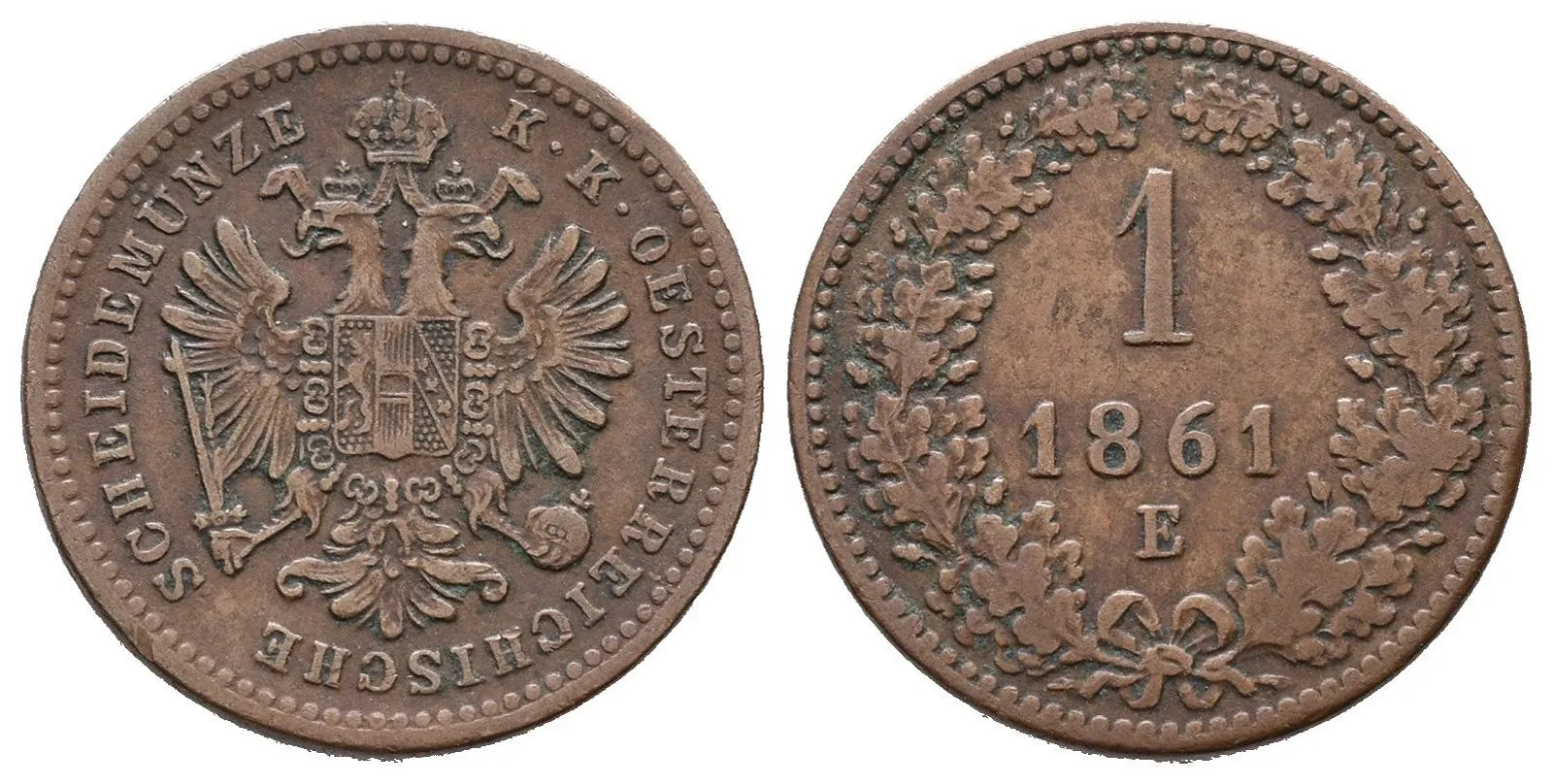Rakouská a spolková měna, 1857 - 1892 — 1
