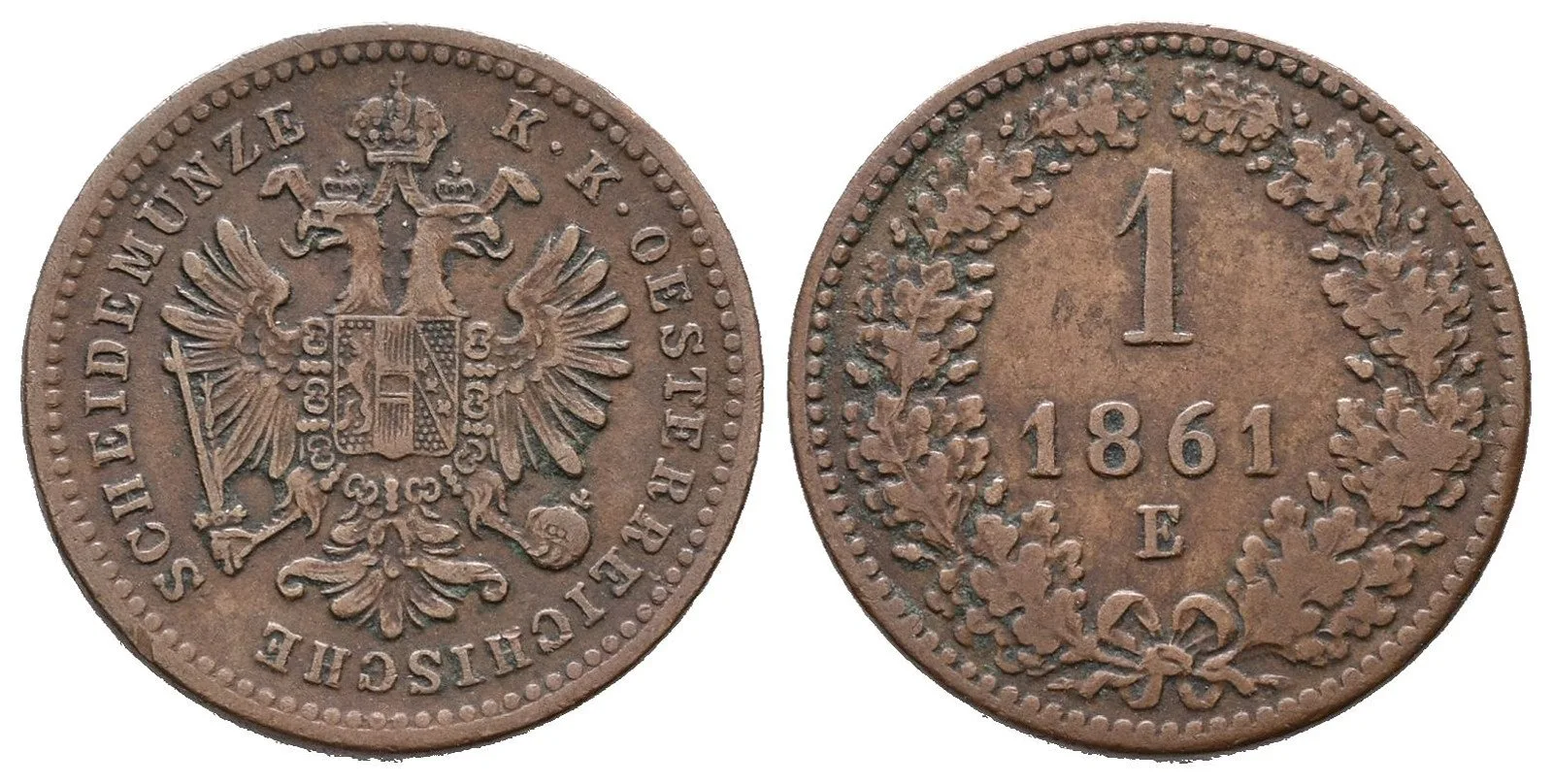 Rakouská a spolková měna, 1857 - 1892 — 1