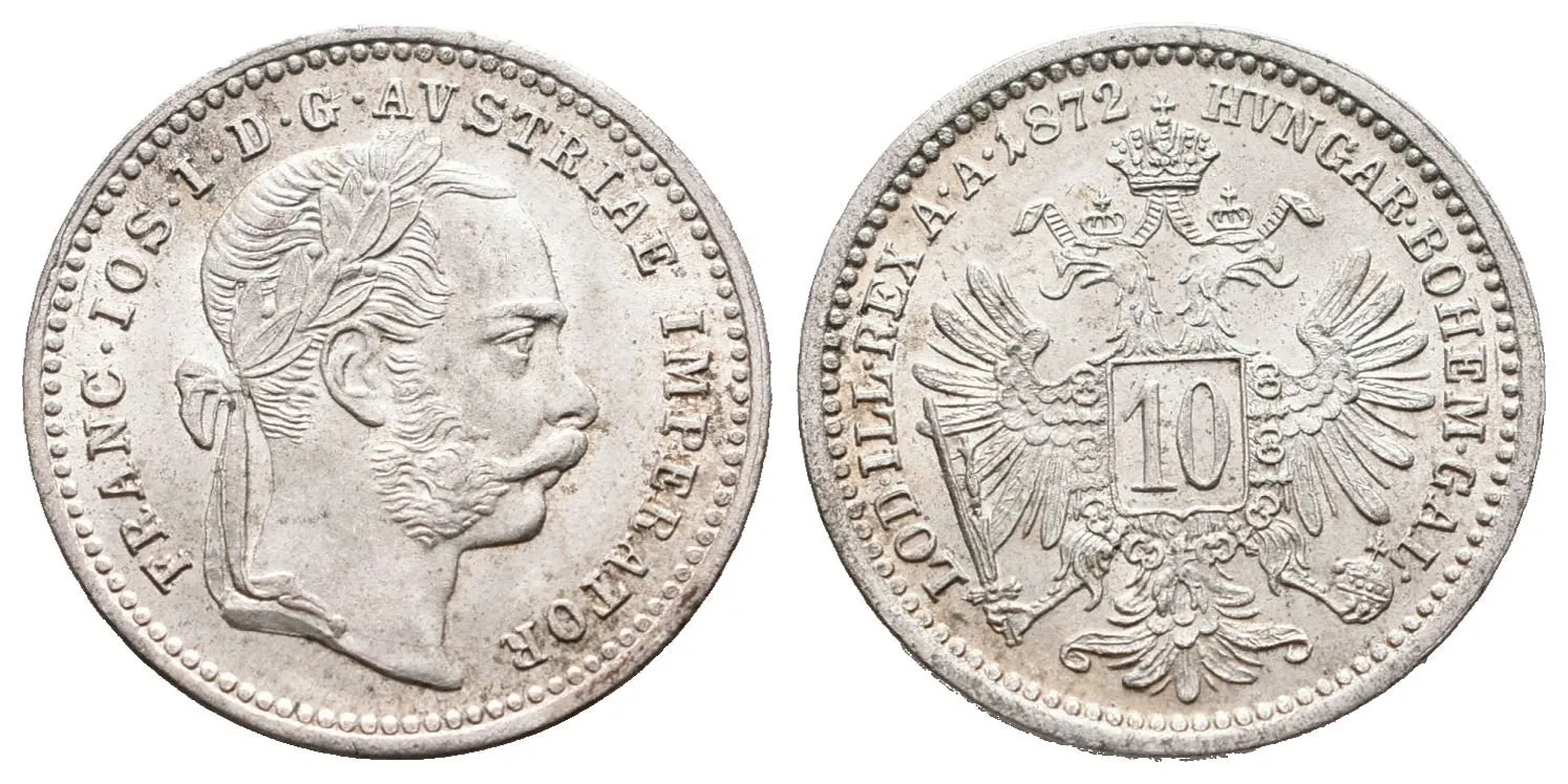 10 Krejcar 1872