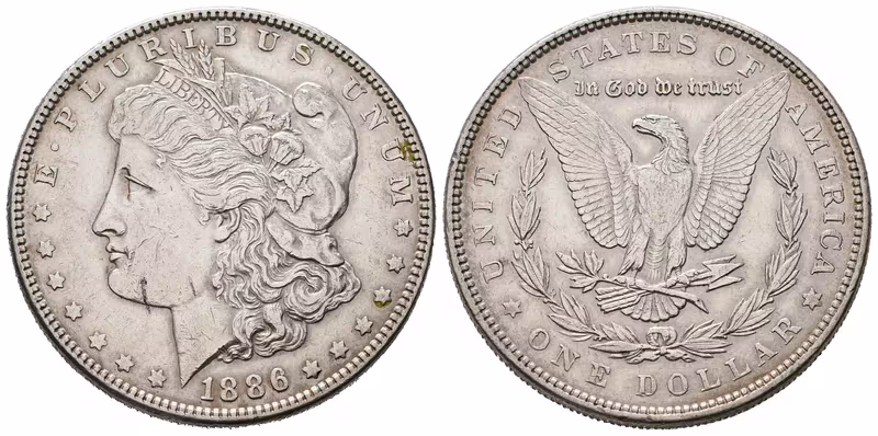 USA, 1 Dollar 1886