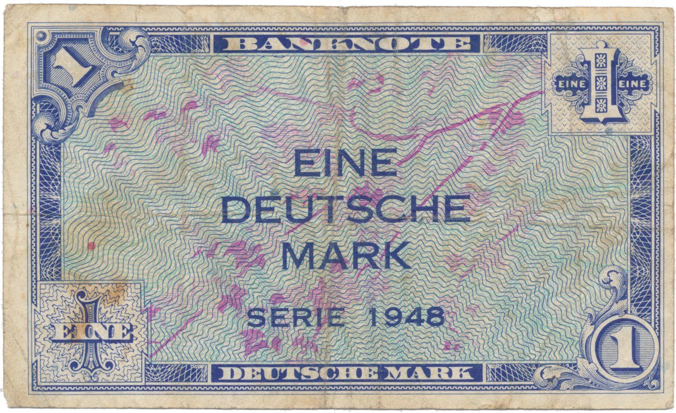 Německo - NSR, 1 DM 1948, Ros.232