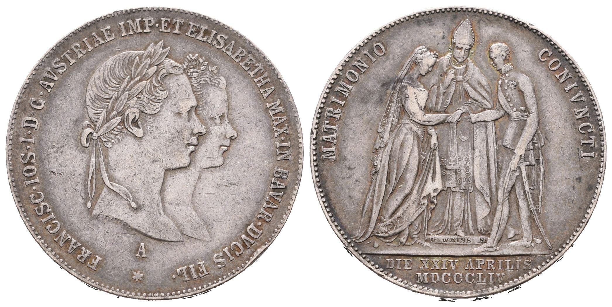1/2 Tolar 1854 A