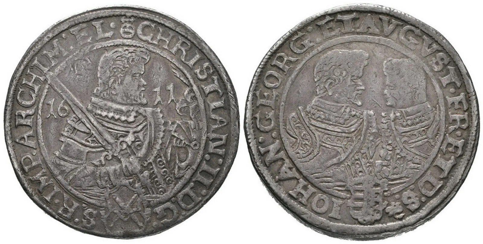 Sasko, Christian II., Johann Georg I. a August, 1591 - 1611 — 1