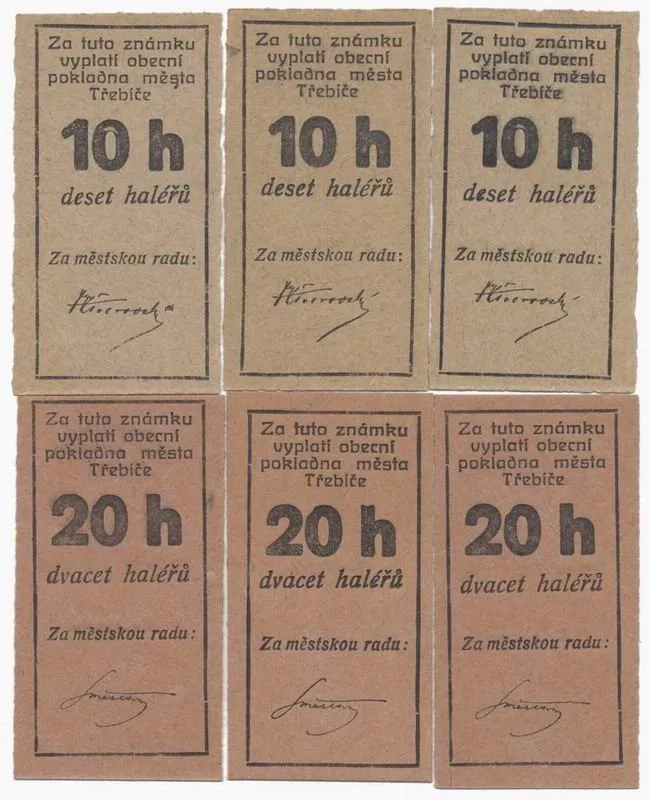 Nouzovky české od roku 1914 — 1
