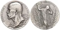 Španiel Otakar -  K úmrtí TGM, 40 mm