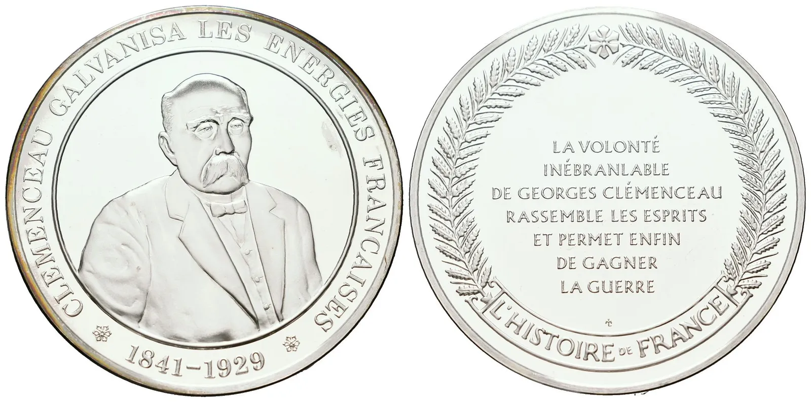 Francie - AR Medaile b.l. - Clemenceau