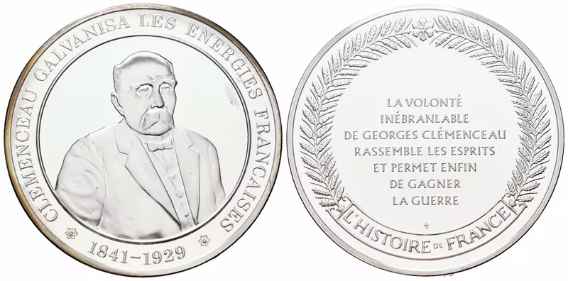 Francie - AR Medaile b.l. - Clemenceau