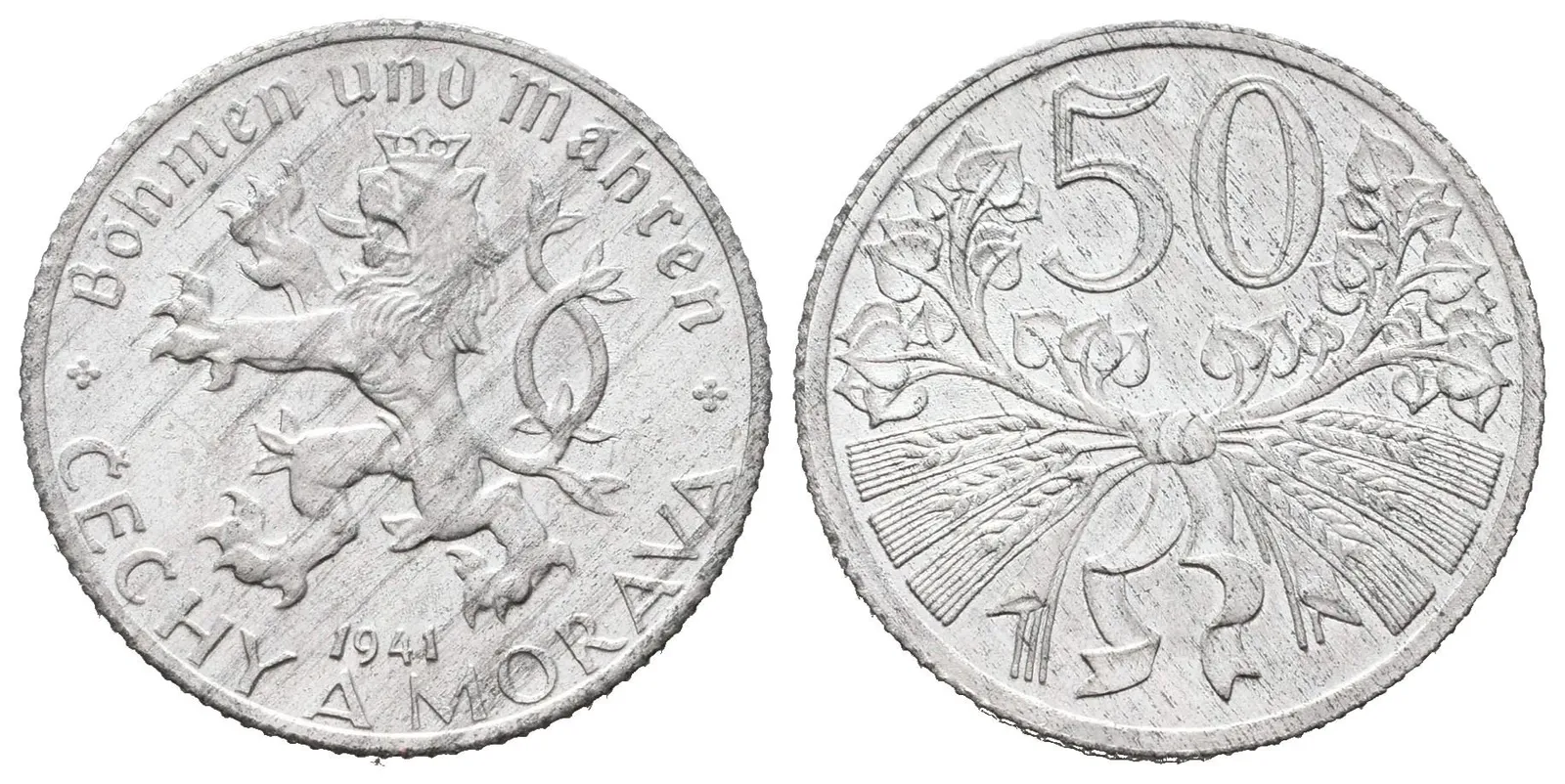 50 Haléř 1941, nádherná zachovalost