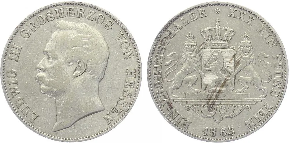 Hessen - Darmstadt, Ludwig III., 1848 - 1877 — 1