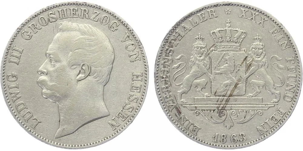 Hessen - Darmstadt, Ludwig III., 1848 - 1877 — 1