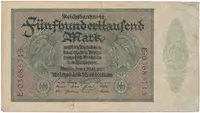 Německo, 500000 Mark 1923, Ro.87d