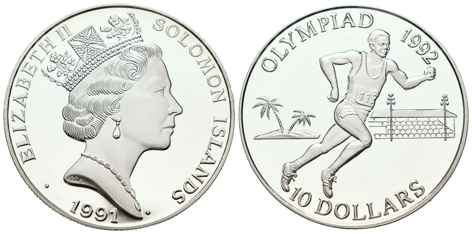 Šalamounovy ostrovy, 10 Dollars 1991 - Běžec