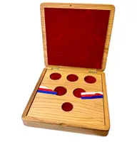 Etue - box na mince ARTIA, dřevo-sleva 1000,- kč - fotografie 2