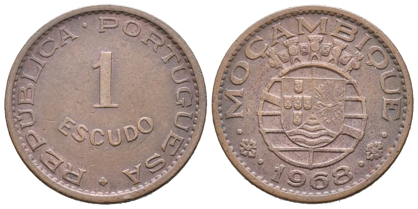 Portugalský Mozambik, 1 Escudo 1968