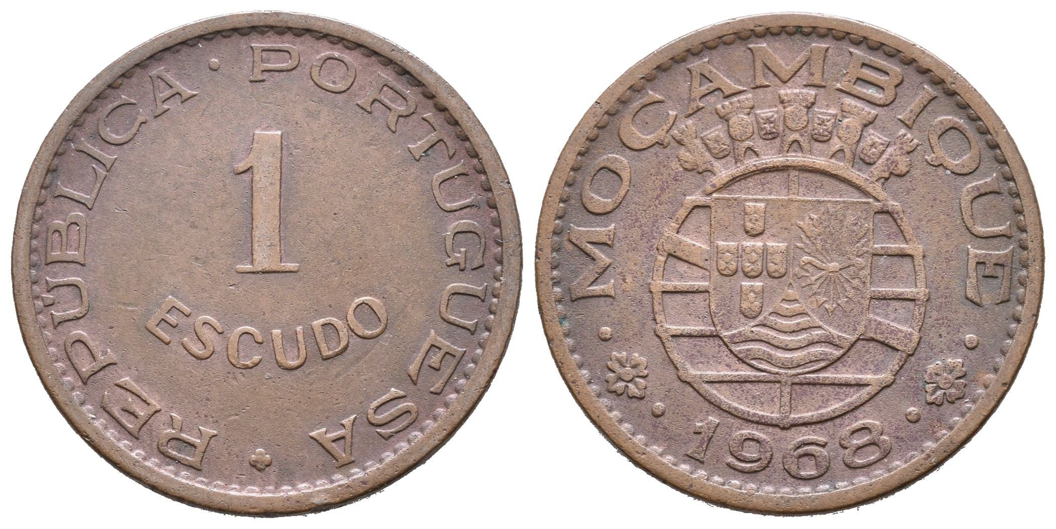 Portugalský Mozambik, 1 Escudo 1968