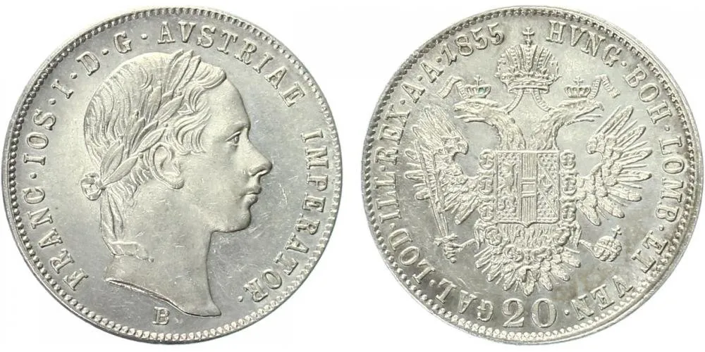 Konvenční měna, 1848 - 1857 — 1