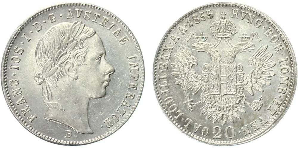 Konvenční měna, 1848 - 1857 — 1