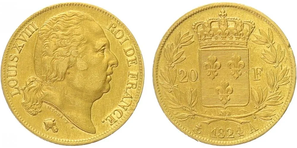 Francie, Louis XVIII., 1814/1815 - 1824 — 1